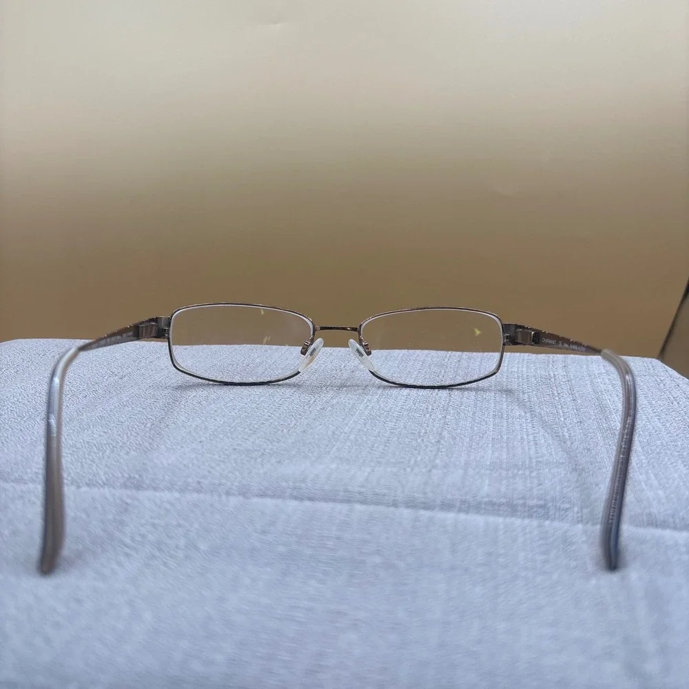 Charmant Eyeglasses Women 52-17-140 Brown Titanium CH10878 BR Librarian-core EX